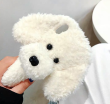 Load image into Gallery viewer, Dog Phone Case - iPhone -3D Teddy Dog Ears Plush Hair Case For iPhone 12 Pro Max SE 2020 11 Pro XR X 10 6 6s 7 8 Plus XR XS Max