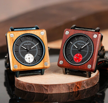 Load image into Gallery viewer, BOBO BIRD Men Watch Luxury Wooden Watches Waterproof Great Gift