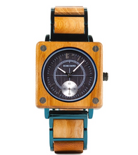 Load image into Gallery viewer, BOBO BIRD Men Watch Luxury Wooden Watches Waterproof Great Gift