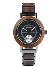 Load image into Gallery viewer, BOBO BIRD Men Watch Luxury Wooden Watches Waterproof Great Gift