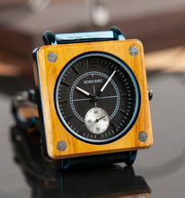 Load image into Gallery viewer, BOBO BIRD Men Watch Luxury Wooden Watches Waterproof Great Gift