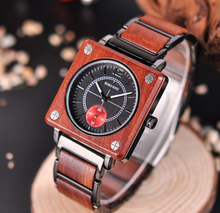 Load image into Gallery viewer, BOBO BIRD Men Watch Luxury Wooden Watches Waterproof Great Gift