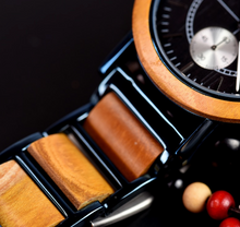 Load image into Gallery viewer, BOBO BIRD Men Watch Luxury Wooden Watches Waterproof Great Gift
