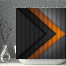 Load image into Gallery viewer, Modern Shower/Bath Curtain Polyester Fabric Waterproof Bathroom Curtains Geometric Printing Pattern