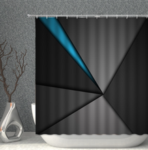 Load image into Gallery viewer, Modern Shower/Bath Curtain Polyester Fabric Waterproof Bathroom Curtains Geometric Printing Pattern