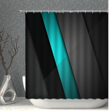 Load image into Gallery viewer, Modern Shower/Bath Curtain Polyester Fabric Waterproof Bathroom Curtains Geometric Printing Pattern