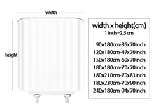 Load image into Gallery viewer, Modern Shower/Bath Curtain Polyester Fabric Waterproof Bathroom Curtains Geometric Printing Pattern