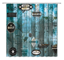Load image into Gallery viewer, Retro Vintage Car Shower/Bath Curtains Waterproof Bathroom Curtain Cool Old Newspaper Oil Painting High Quality Bath Curtain
