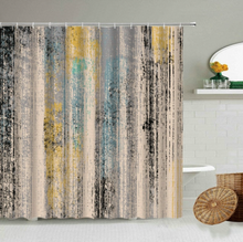 Load image into Gallery viewer, Retro Rustic Wooden Pattern Shower/Bath Curtain Design Bathroom Bathtub Decoration Waterproof Polyester Curtains