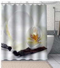 Load image into Gallery viewer, DIY Bathroom Durable Custom Orchid Shower Curtains DIY Bathroom Curtain Fabric Washable Polyester for Bathtub Art Decor