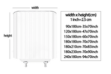 Load image into Gallery viewer, Shower/Bath Curtain Retro Rustic Bronze Gate Wood Grain Window Brick Stone Pattern 3D Printing Rural Old Door Waterproof Bathroom Curtains