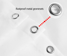 Load image into Gallery viewer, Shower/Bath Curtain range - Butterfly with Flowers Series - Beautiful Waterproof