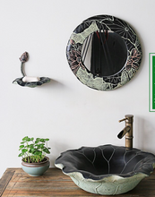 Load image into Gallery viewer, "Arna Collection" Classical Wash Basin Art Lotus Leaf & Faucet Set