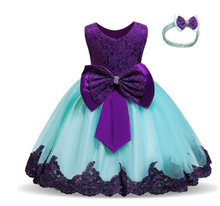 Load image into Gallery viewer, "Arna" Royal Gown Collection - 0-24 Month Baby Princess Dress For Newborn Girls Party Christening Gown Vintage Infant Baptism Wedding