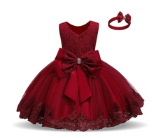 Load image into Gallery viewer, "Arna" Royal Gown Collection - 0-24 Month Baby Princess Dress For Newborn Girls Party Christening Gown Vintage Infant Baptism Wedding