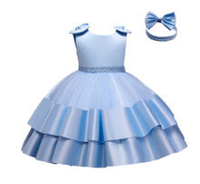 Load image into Gallery viewer, "Arna" Royal Gown Collection - 0-24 Month Baby Princess Dress For Newborn Girls Party Christening Gown Vintage Infant Baptism Wedding