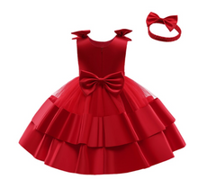 Load image into Gallery viewer, "Arna" Royal Gown Collection - 0-24 Month Baby Princess Dress For Newborn Girls Party Christening Gown Vintage Infant Baptism Wedding Cl