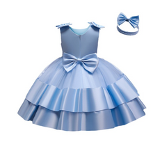 Load image into Gallery viewer, "Arna" Royal Gown Collection - 0-24 Month Baby Princess Dress For Newborn Girls Party Christening Gown Vintage Infant Baptism Wedding Cl