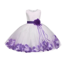 Load image into Gallery viewer, "Arna" Royal Gown Collection - Flower Tulle Toddler Kids Christening Costume Newborn Baby Girl Birthday Dress