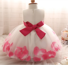 Load image into Gallery viewer, "Arna" Royal Gown Collection - Flower Tulle Toddler Kids Christening Costume Newborn Baby Girl Birthday Dress