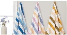 Load image into Gallery viewer, Luxury Towels - Choice of Colours - x2 - 100% Cotton Super Absorbent Comfortable Stripe