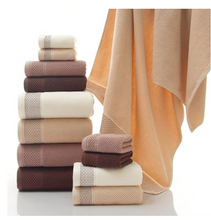 Load image into Gallery viewer, High-Grade - 100% Cotton Towels 3 Piece Luxury Hotel & Spa Quality Bath Towel Set