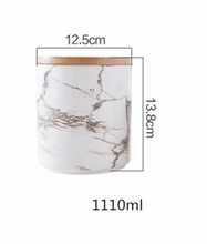 Load image into Gallery viewer, "Arna Lisa" Royal Collection - Luxury Marble Jars x3