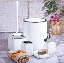 Load image into Gallery viewer, "Arna Lisa" Collection 5 Piece Bathroom Set - Many Styles and Colours Acrylic