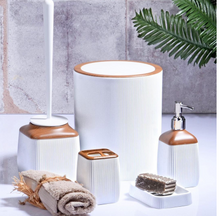 Load image into Gallery viewer, "Arna Lisa" Collection 5 Piece Bathroom Set - Many Styles and Colours Acrylic