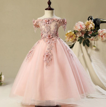 Load image into Gallery viewer, "Arna" Royal Gown Collection - Girl/Formal/Wedding/Pageant - Made to Measure - Large arrange of Colours