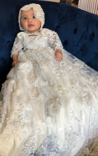 Load image into Gallery viewer, "Arna" Royal Gown Collection - Girl Christening/Baptism - Made to Measure - Large range of Colours