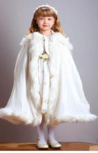 Load image into Gallery viewer, "Arna" Royal Gown Collection - Girls Cloak
