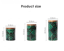 Load image into Gallery viewer, "Arna Lisa" Royal Collection - Luxury 3 Piece Storage - Green/Blue/Gold