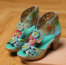 Load image into Gallery viewer, "Arna" Collection Shoes - Handcrafted Original Heels - 2 Styles/Colours