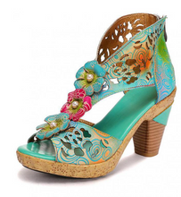 Load image into Gallery viewer, "Arna" Collection Shoes -Women's Handcrafted Leather Originals - 2 Styles/Colours