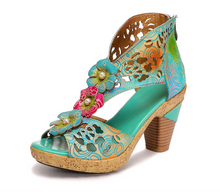 Load image into Gallery viewer, "Arna" Collection Shoes -Women's Handcrafted Leather Originals - 2 Styles/Colours