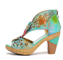 Load image into Gallery viewer, "Arna" Collection Shoes -Women's Handcrafted Leather Originals - 2 Styles/Colours