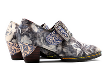 Load image into Gallery viewer, "Arna" Collection Shoes - Handcrafted Original Leathers - Women Shoes Female Print Fabric High Heels Retro Pumps