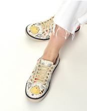 Load image into Gallery viewer, Digital Print Colourful Patterned Women's Sports Shoes