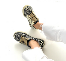 Load image into Gallery viewer, Digital Print Colourful Patterned Women's Sports Shoes
