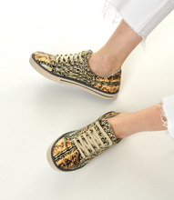 Load image into Gallery viewer, Digital Print Colourful Patterned Women's Sports Shoes