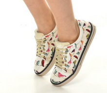 Load image into Gallery viewer, Digital Print Colourful Patterned Women's Sports Shoes