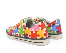 Load image into Gallery viewer, Digital Print Colourful Patterned Women's Sports Shoes