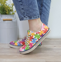 Load image into Gallery viewer, Digital Print Colourful Patterned Women's Sports Shoes