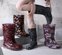 Load image into Gallery viewer, Rainboots/Gumboots Women High-Top Boots Non-slip Waterproof Shoes - NON-SLIP, WATERPROOF, PVC