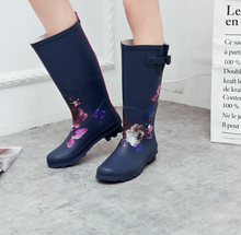 Load image into Gallery viewer, Designer Luxury Rain Boot/Gumboot - Non-Slip, Waterproof,