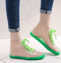Load image into Gallery viewer, Modern - Short Martin Rain Boots Non-Slip Rain Shoes Rubber Transparent