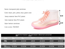 Load image into Gallery viewer, Modern - Short Martin Rain Boots Non-Slip Rain Shoes Rubber Transparent
