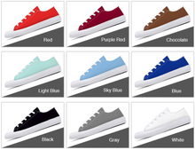 Load image into Gallery viewer, SPECIAL Personalised - Customised Shoes - 2 Styles - Canvas Flat Casual - Make your own Limited Edition (Photo/Picture/Logo/Pattern/Print)
