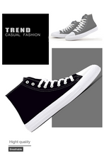Load image into Gallery viewer, SPECIAL Personalised - Customised Shoes - Canvas Flat High-Top Casual - Make your Limited Edition (Photo/Picture/Logo/Pattern/Print)